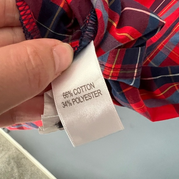 Alaskan Hardgear Duluth Trading Mens 2XL Tall Red Plaid Button Down Shirt - Picture 4 of 4